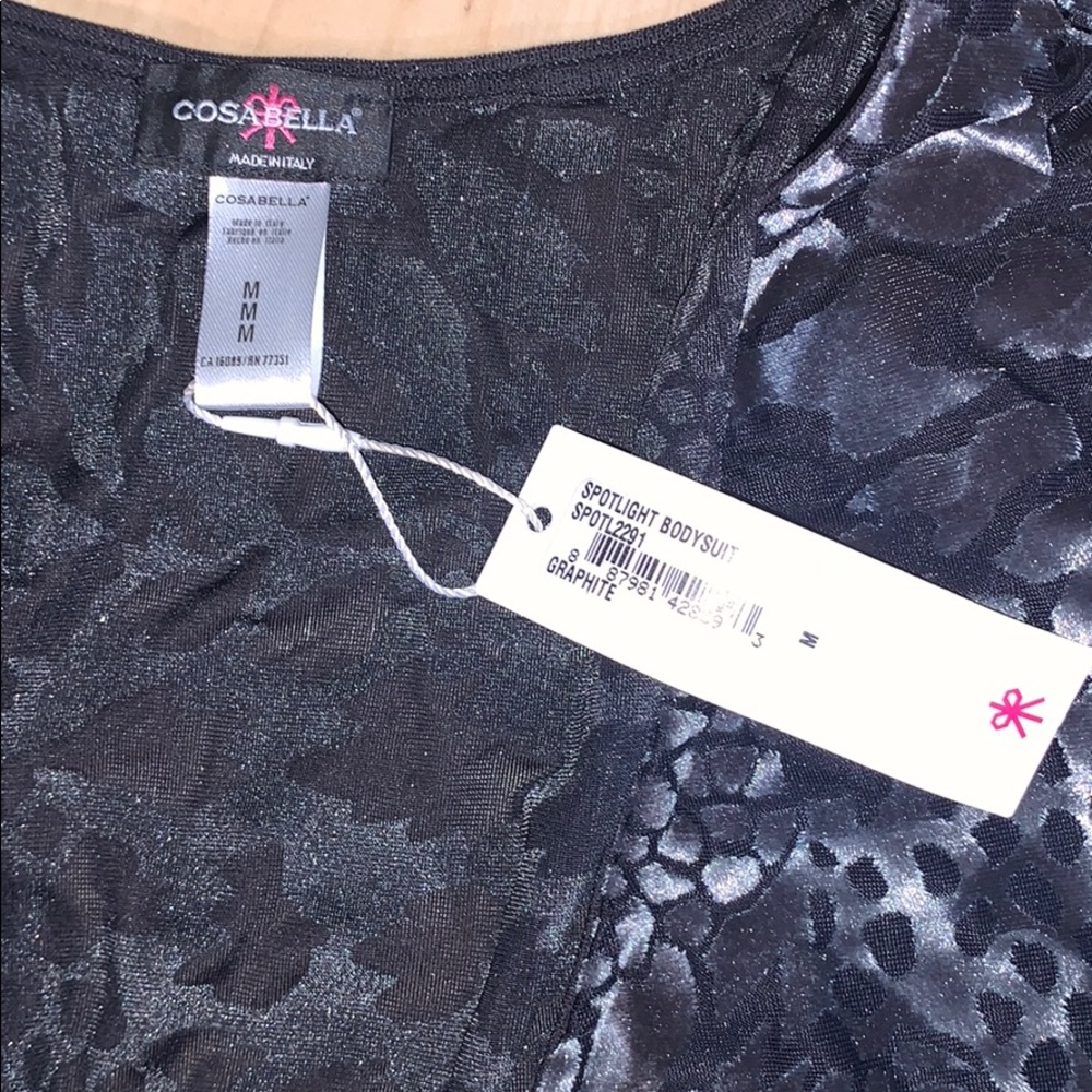COSABELLA SPOTLIGHT BODYSUIT Animal print Graphite - Picture 6 of 8